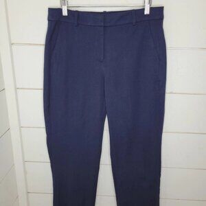 J Crew size 10 petite navy blue cropped dress pants